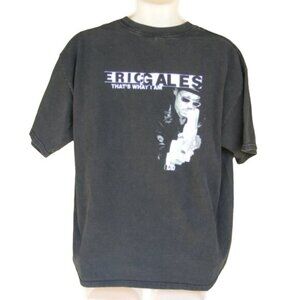 Vintage ERIC GALES BAND Tshirt, XL, Wash fade, Black, 2 Sided, Short sleeves